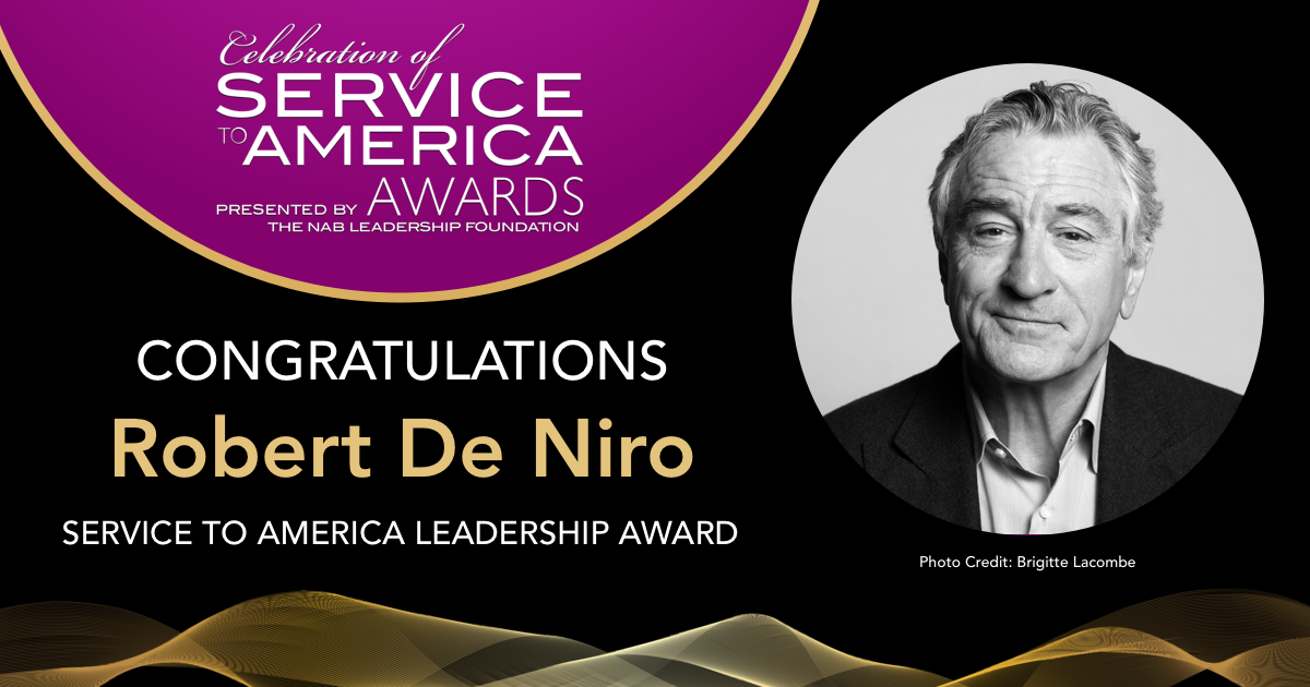 Award-Winning Actor and Producer Robert De Niro to Receive NAB ...